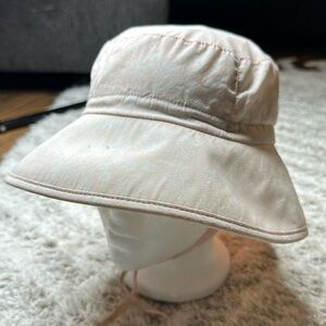 Jan&July sun, hat, adjustable, head piece, chin piece, teardrop, light, pink